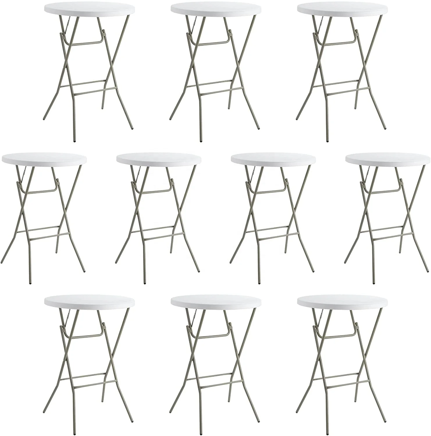 Hot Selling Modern Wholesale Bar Height Folding Table For Events Party Wholesale Banquet Table