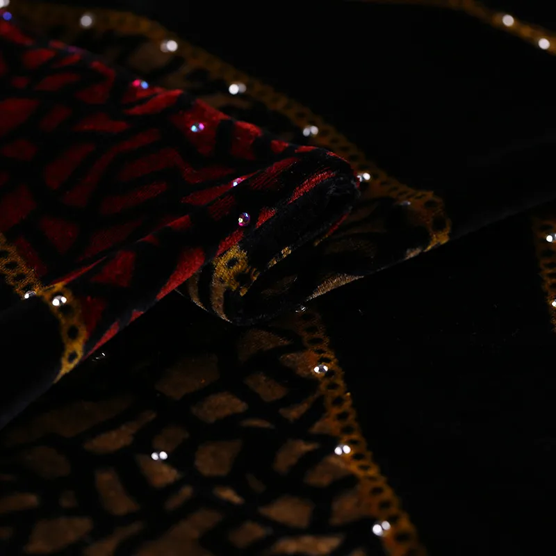 2023 New Coming Vintage Color Silk Velvet Fabric Thick Textile for Luxury Lady Evening Clothes