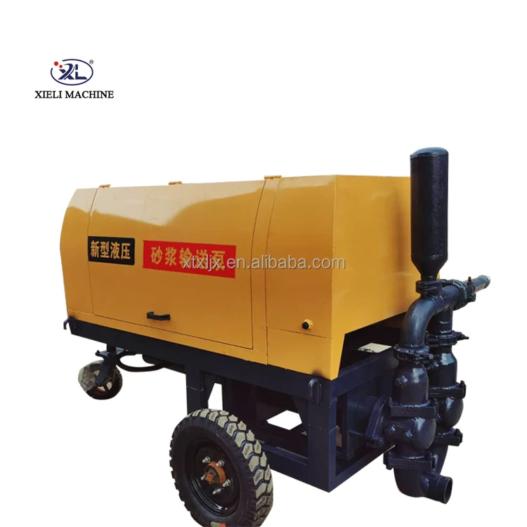 Xieli Machinery Concrete Pump Small Concrete Transfer Pump Diesel Engine/Electric Motor Mortar Secondary Conveying Pump