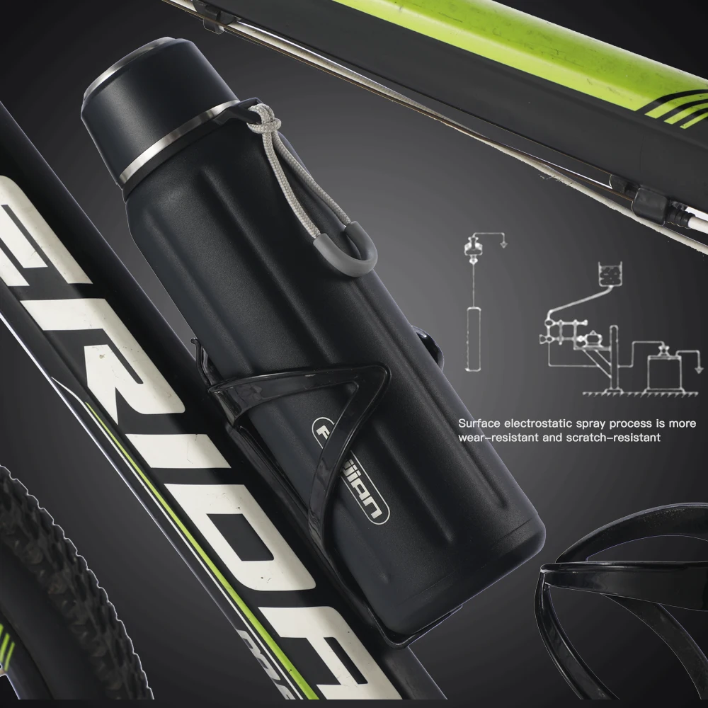 
FEIJIAN Sports Thermoses 600ml 304 Double Wall Stainless Steel Vacuum Flask Outdoors Portable for Hiking 