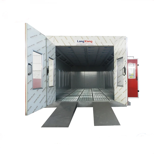 LX4 Hot sale high quality down draft paint spray booths for cars /painting room with Riello Burner (1600619379099)
