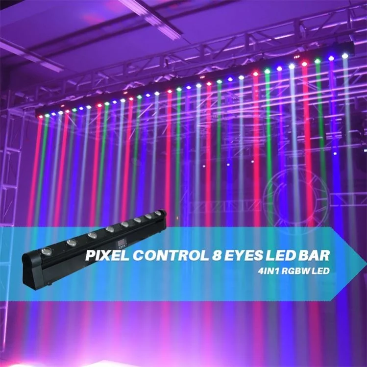Классический 8 глаз пиксель управления DMX RGBW 4в1 LED движущаяся голова