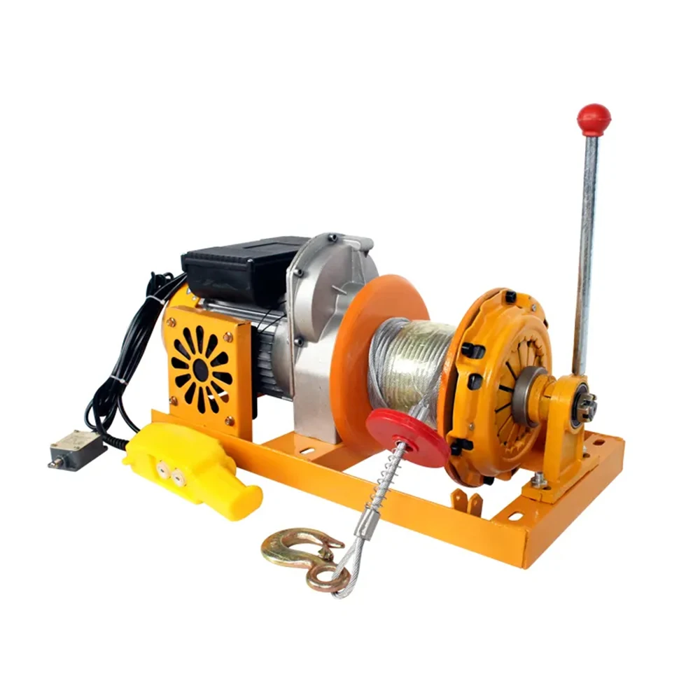 easy to operate small size strong power hebei ladder electric hoist winch