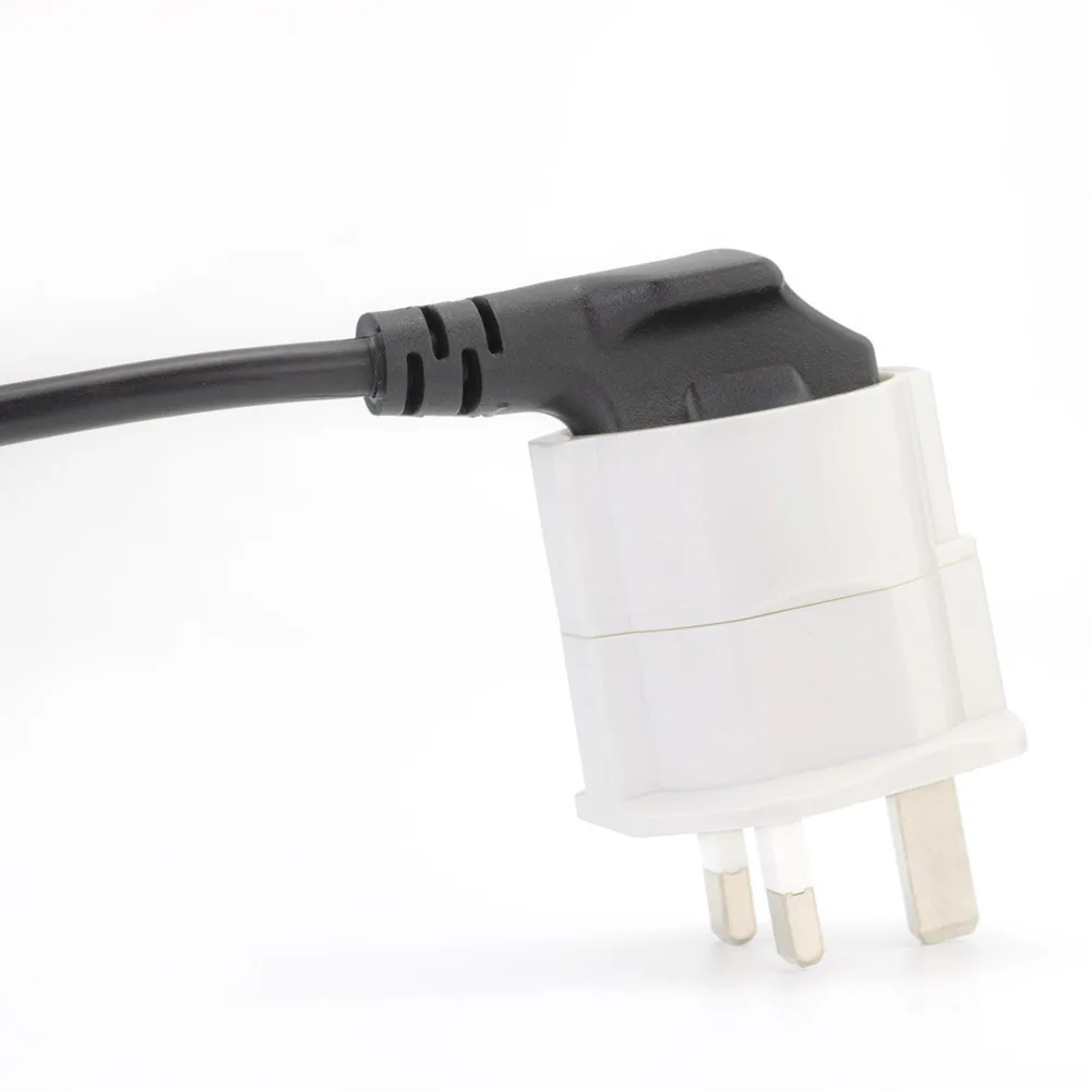 EU to UK Adapter Schuko Euro Socket 2 Pin to 13 Amp 3 Pin Plug Type C to Type G