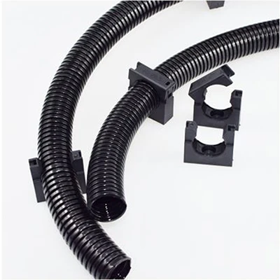 Electrica Corrugated Tube Split Strong Tensile Strength PA PP PE Convoluted Flexible Wire Loom