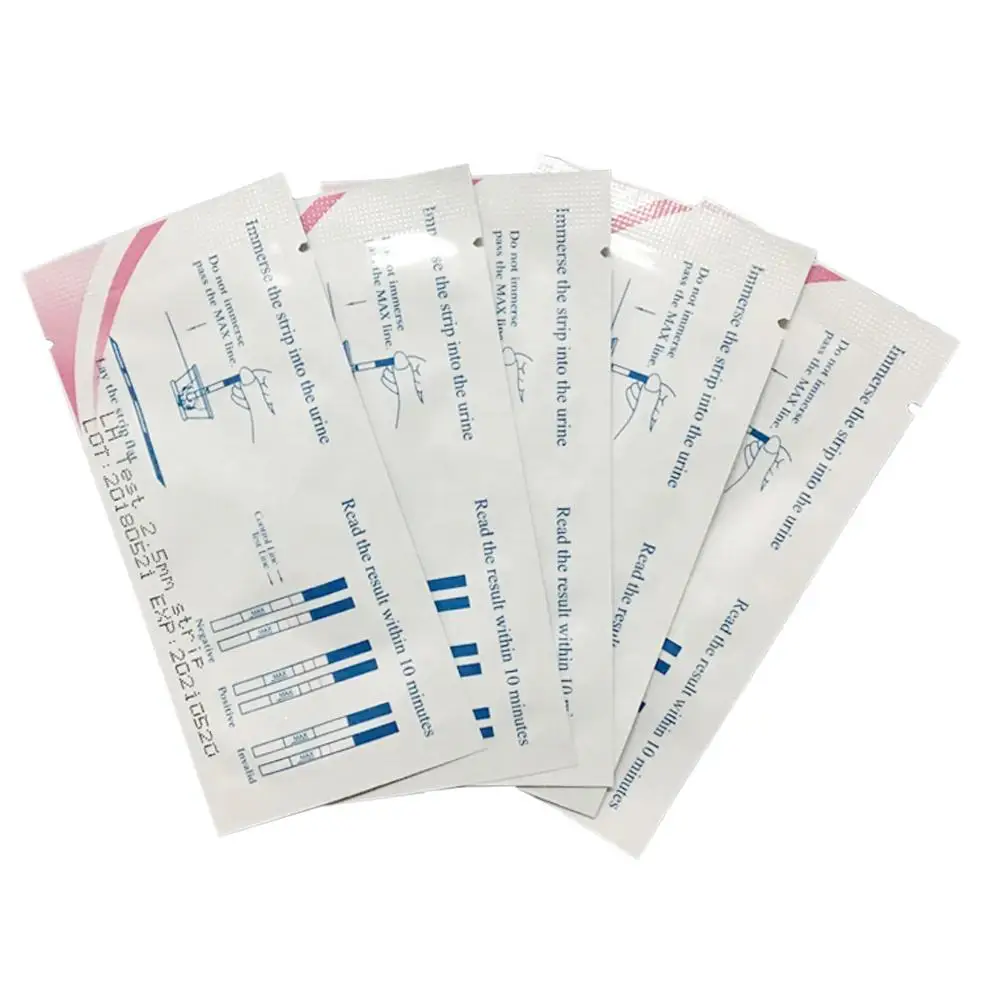 CE Approved Midstream Kits HCG Pregnancy Test Strips Diagnostic Home Use Pregnancy Test