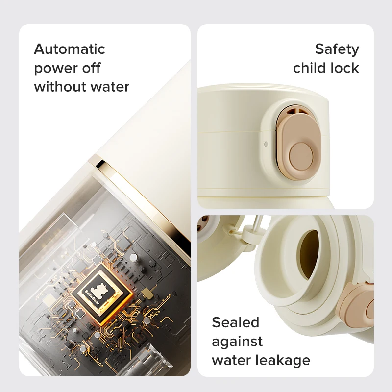 2024 New Arrival Portable Milk WarmerTravel Bottle Warmer Heater Fast Feeding USB 10000mah Battery Baby Bottle Warmer