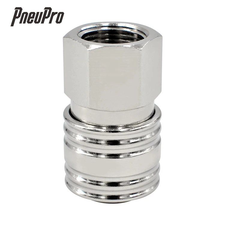 041-2002-00 (G 1/4) Brass fitting 14 compression female quick release air coupling