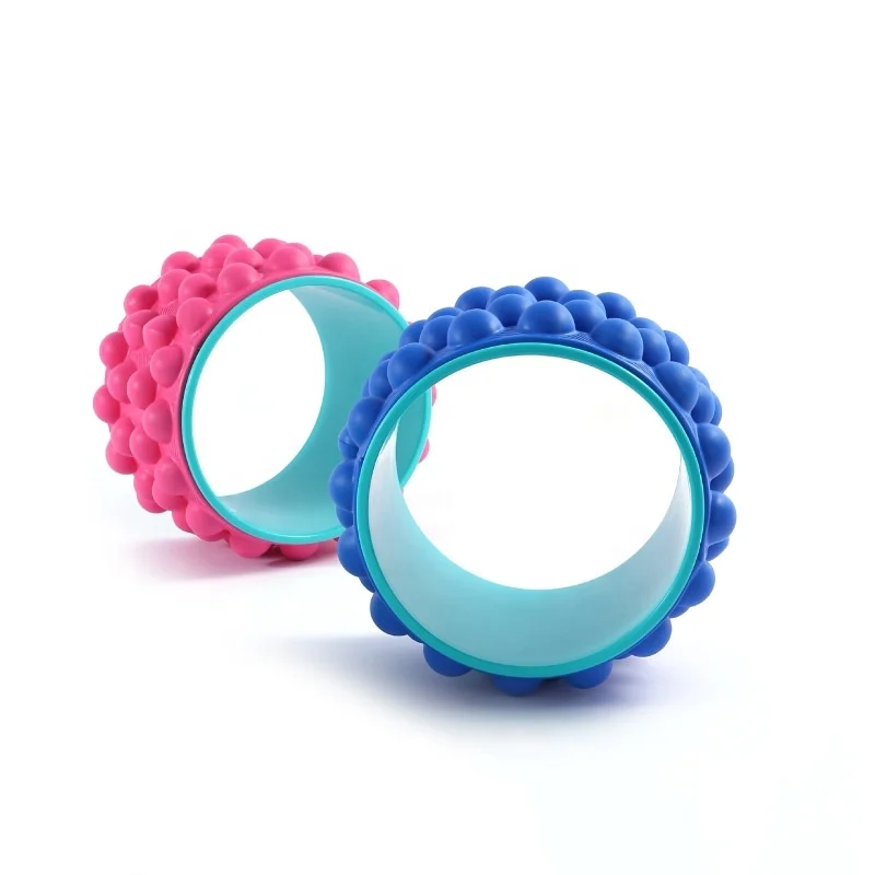 Gym Home Fitness Back Roller EVA Back Workout Yoga Wheel Roller for Leg Back Waist Pain Relief