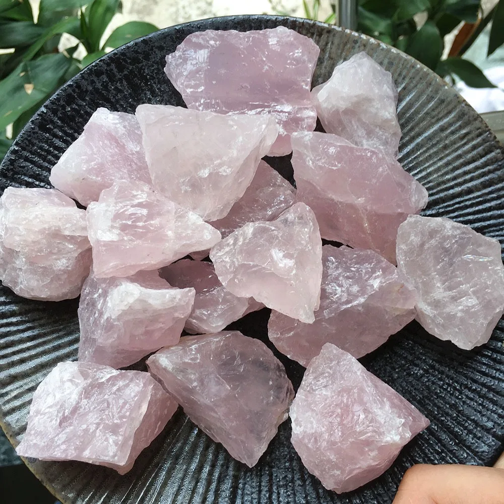 Wholesale Natural Cheap Price of Rock Crystal Stone Raw Crystals Healing Stones Rose Quartz Rough Stone