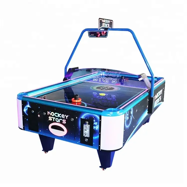 Indoor entertainment coin operated table air hockey game machine for kids park amusement center
