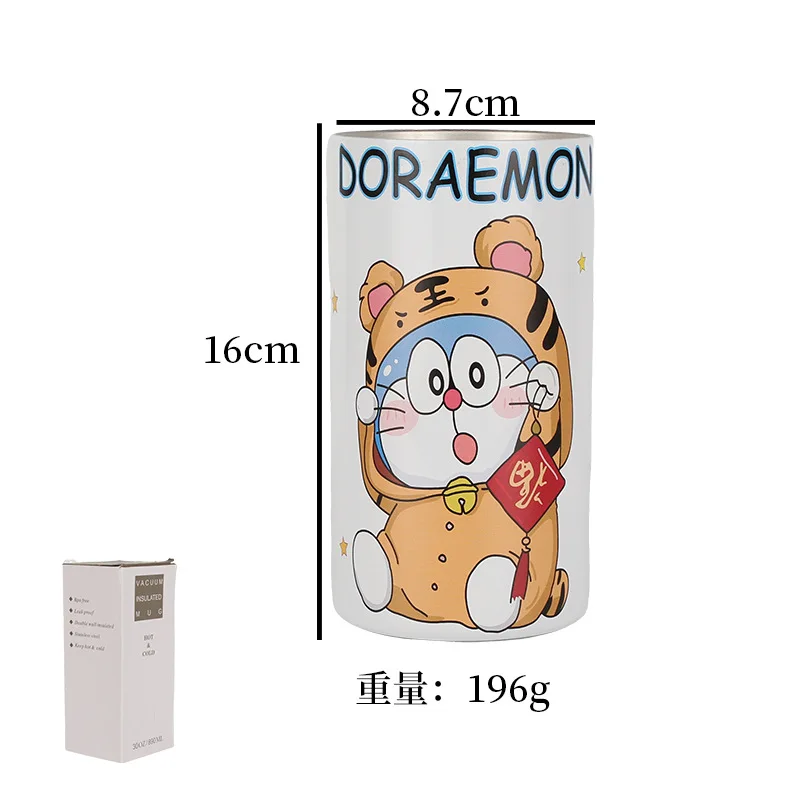 Botu 600ml Sanrioed Anime Series Thermos Mug Kawaii Kuromi Melody Straw Water Cup 304 Stainless Steel Cup