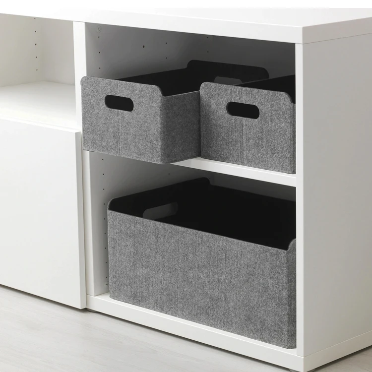 Storage Baskets Shelf Bins Organizer Felt Box For For Kids Toys Magazine Books Clothes