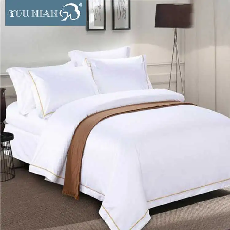 Home Textile 100% Cotton hotel linen Wholesale China Cheap Price Bedding Set Bed Linen High Quality