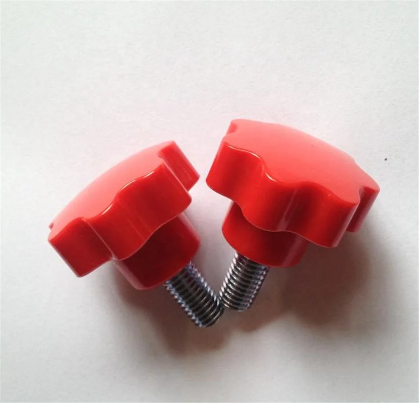 Звездный зажимный винт, пластиковая звезда ручка захвата болт, ручка станок