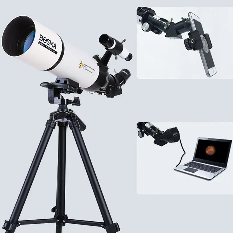 RTS Professional Astronomical Telescope 80400 HD Good quality Astronomical Telescope Zoom Adjustable Tripod Backpack Holder
