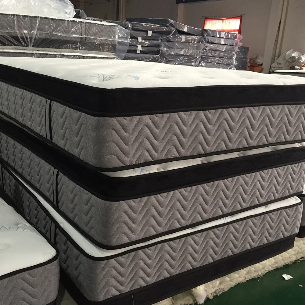 13 inches euro spring mattress custom size euro top mattress comfort support bamboo mattress