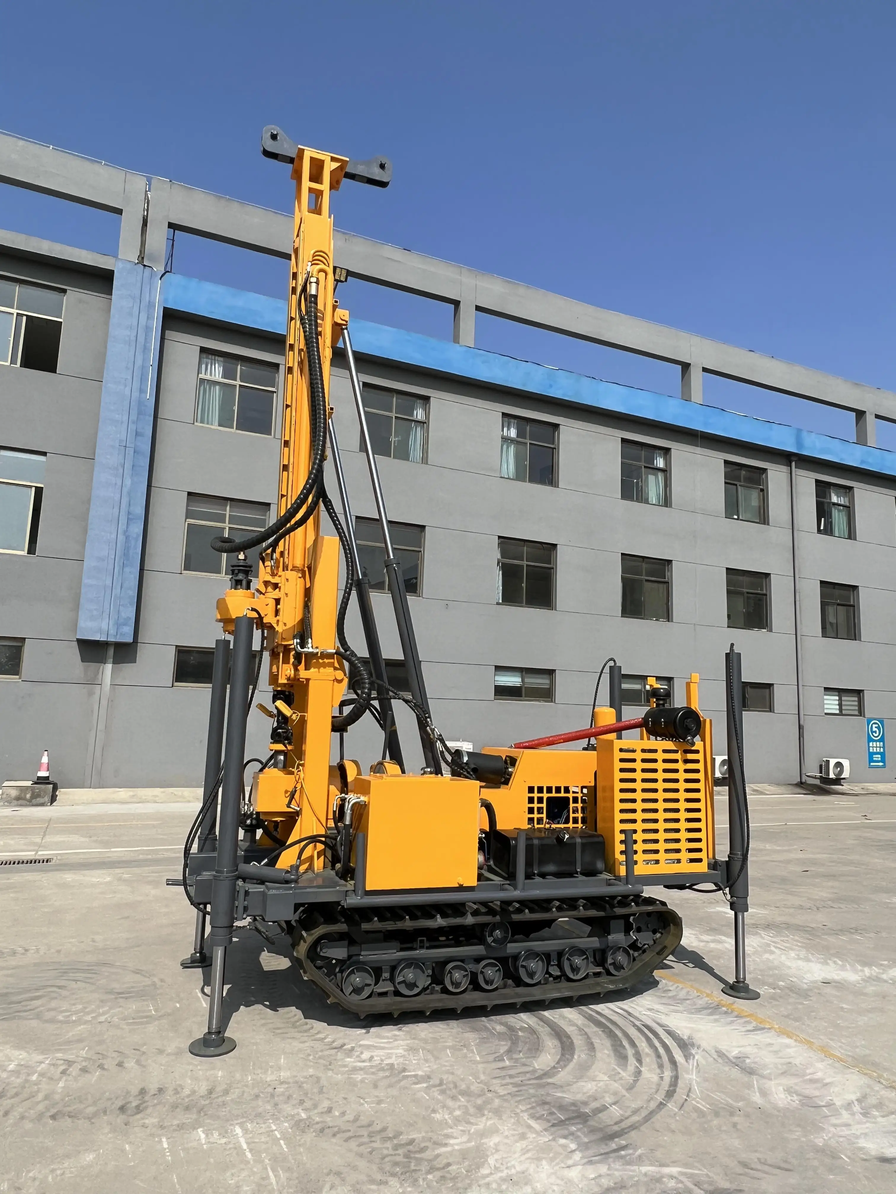 Factory Price Depth 150m Water Well Drilling Machine Hydraulic Well Drilling Rig Water pneumatic dual-purpose drilling rig