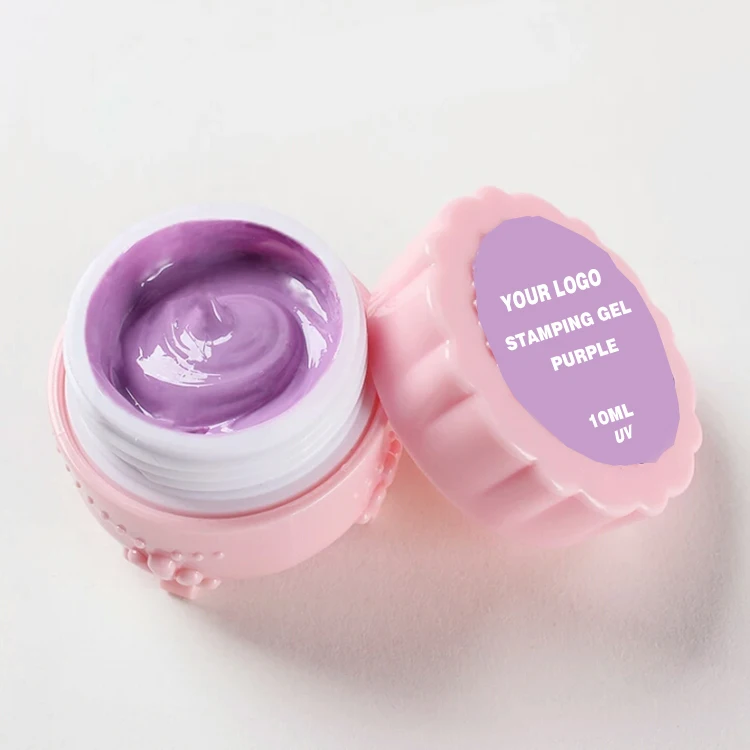 nail art stamping gel hot popular Fluorescence painting gel polish uv led nail gel paint OEM