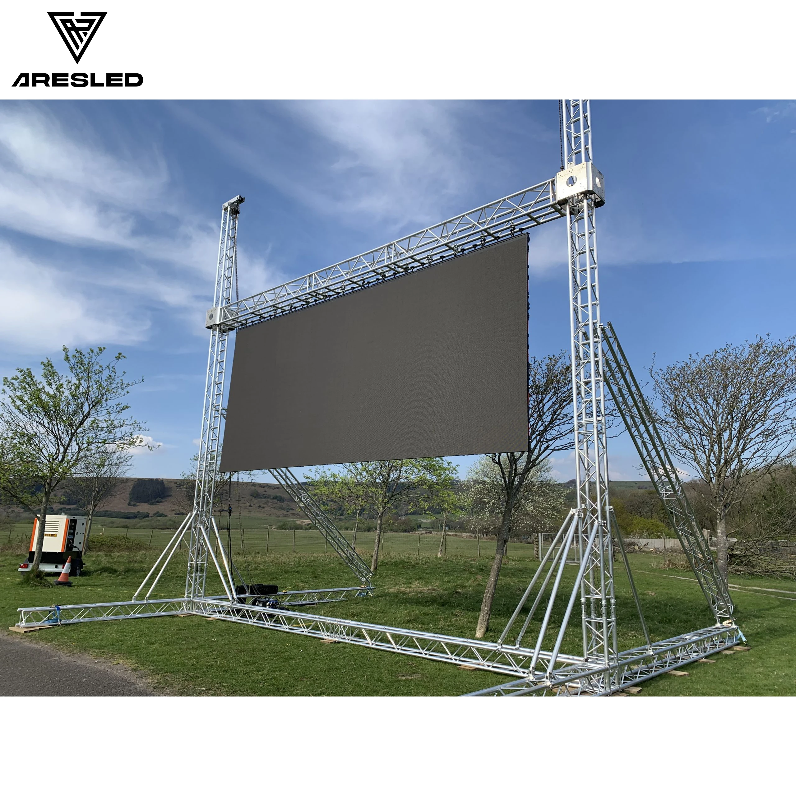 out door digital signage and displays videos pantalla led tv panel screen pich 3.9 50x50 ledwall outdoor indoor interior