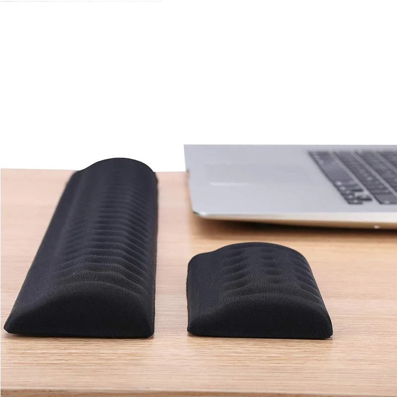 Memory Foam Клавиатура запястий поддержка запястья руки Коврик Для Мыши Эргономичный дизайн для домашнего офиса офисный ноутбук Настольный компьютер