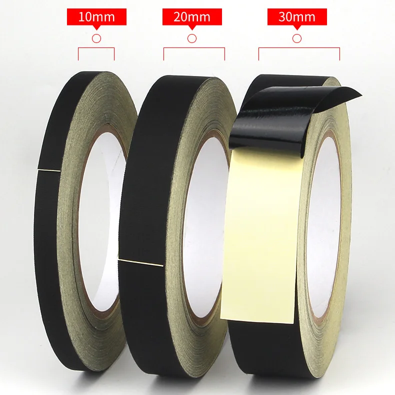 25 mm Black Insulating High Adhesive Custom Sticker Cellulose Acrylic Brown Acetate Tape Fabric
