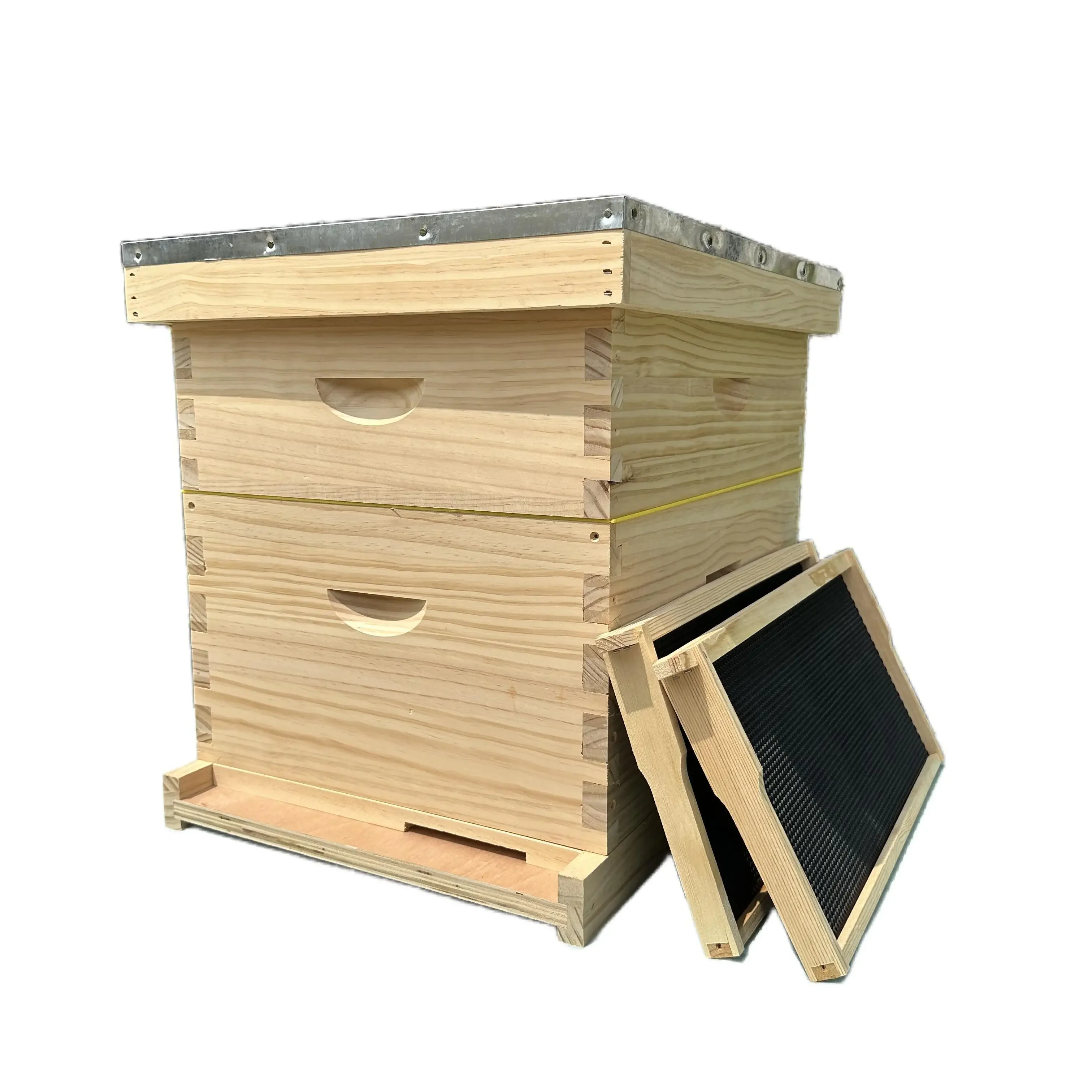 Beekeeping Equipment Pine Wood Bee Hives 10 Frames for Wooden Dadant Beehive