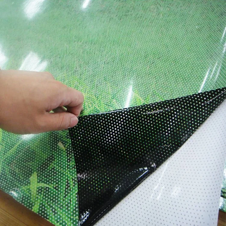 Free Samples  - Hot Glass Sticker One Way Vision See Through Vinyl Outdoor Perforated Vinyl Window Film