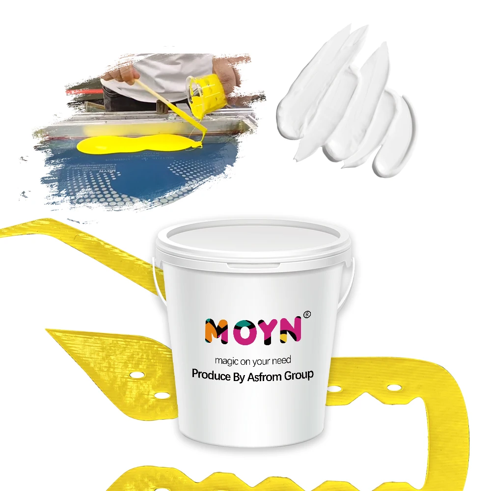 Water Based Ink For Screen Printing Inks Used In T-Shirt Knit Bag Shoes Uppers And Webbing With Vivid Color And High Fastness