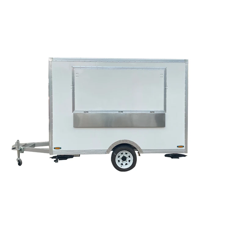 round food trailer mobile cart hot dog cart mini food truck for sale