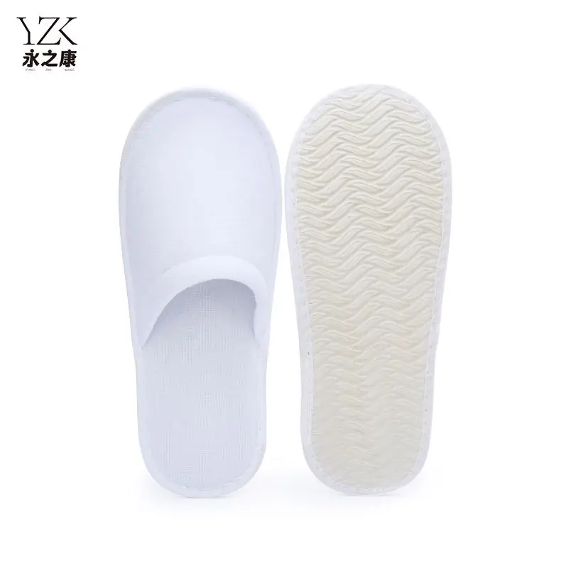 Soft Velvet Custom Velour Spa Travel Bathroom Guest Homestay Hotel Slippers Disposable With Logo