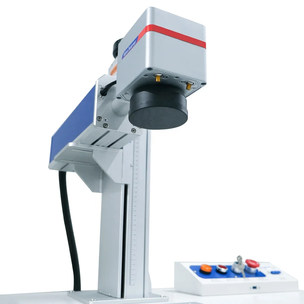JPT MOPA M7 20w 30w 60w 80W 100w Rotary Desktop 3D mopa M7 Fiber Laser marking Machine