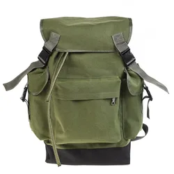 Fishing backpack army green 70L hiking camping backpack European outdoor large capacity fishing gear backpack