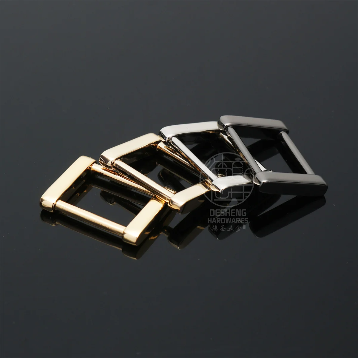Handbag Accessories Metal Square Buckle Ring For Women Bag Strap 19mm Clothes Connector Buckle Ring