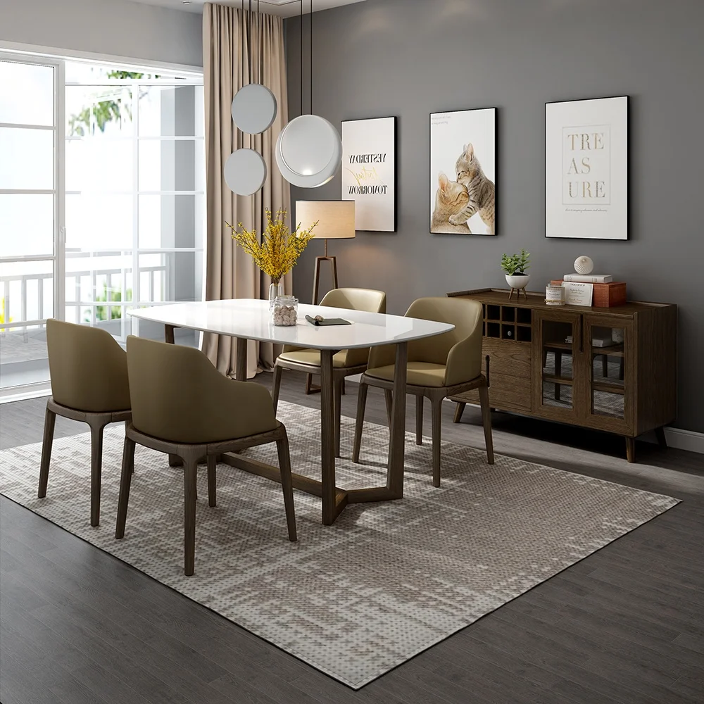 New Design Marble Restaurant Cafe Furniture Modern Coffee Table