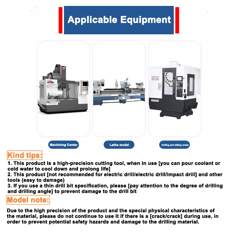 Integral Tungsten Carbide Twist Drill Bits For CNC Lathe Machine Cutter For Steel Straight Shank Spiral Drill CNC Tools