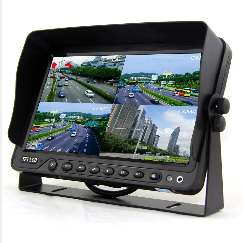 
7 inch/9inch/10.1 inch car quad rearview monitor parking monitor 