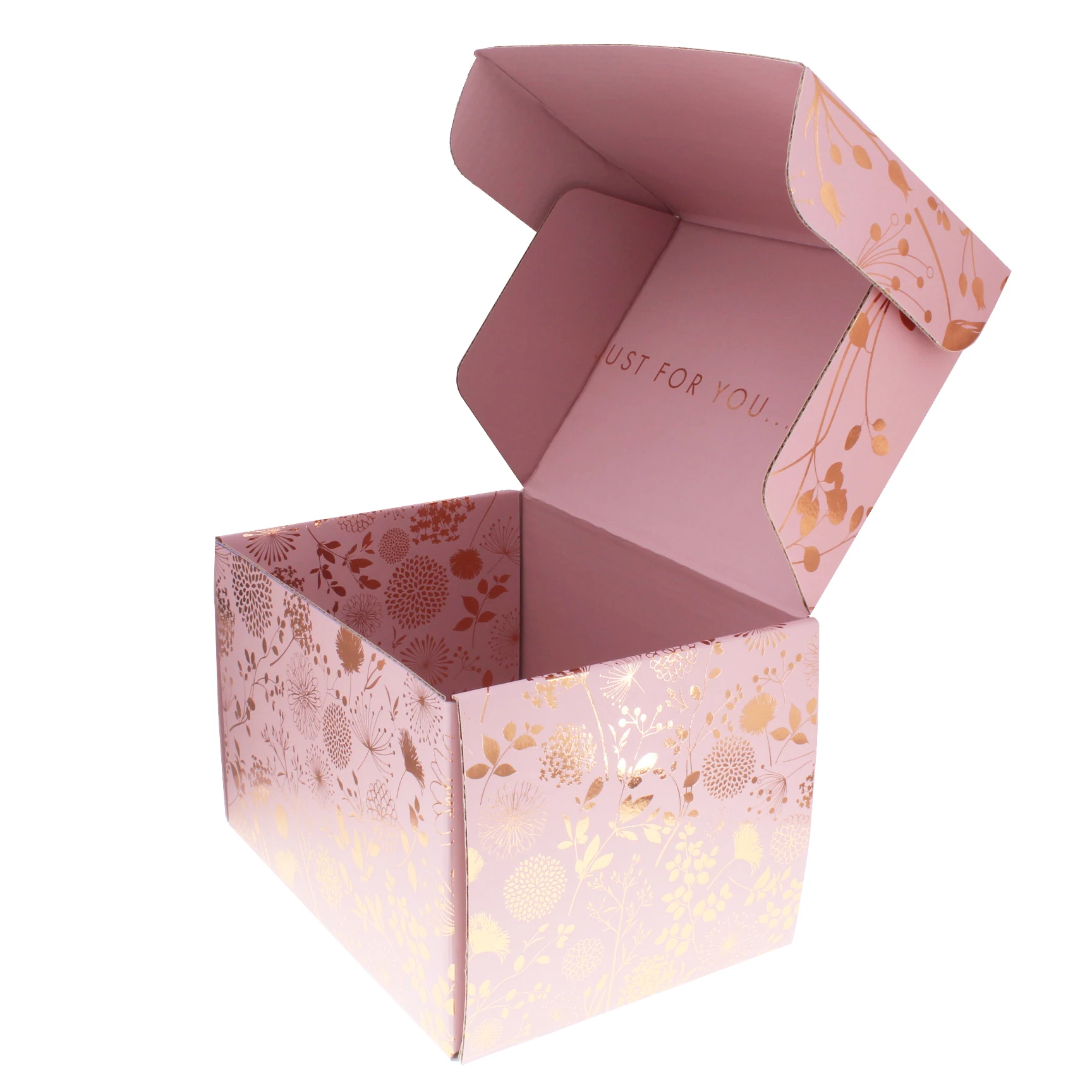 Custom Logo Printed Reusable Factory Price Corrugated Pink Gift Packaging Shipping Cardboard Mailer Kraft Paper Box For Clothes