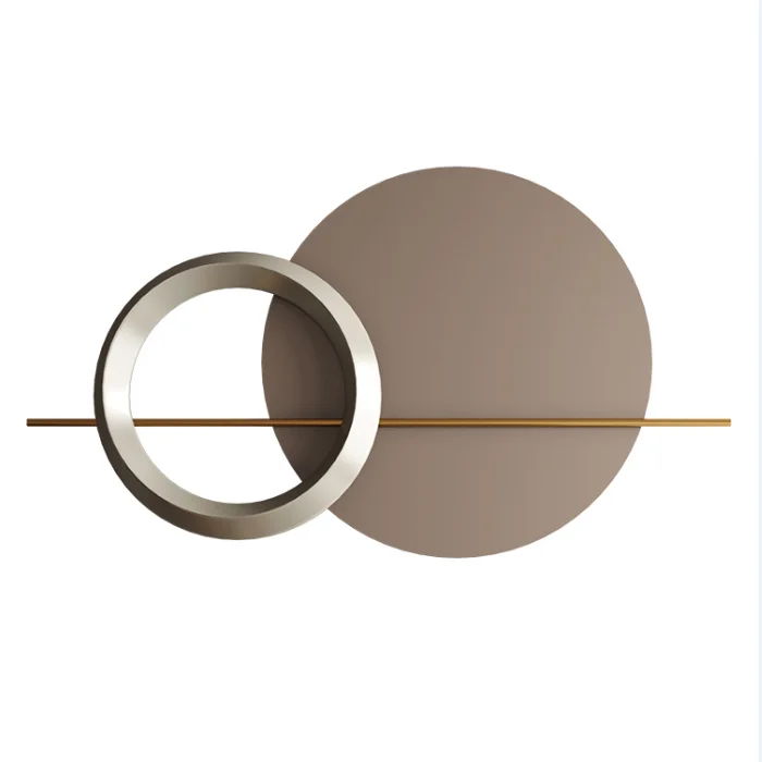 
Italian Minimalist Pendant Beauty Shop Creativity Metal Wall Art Decor Light Luxury Wall Decorations For Home 