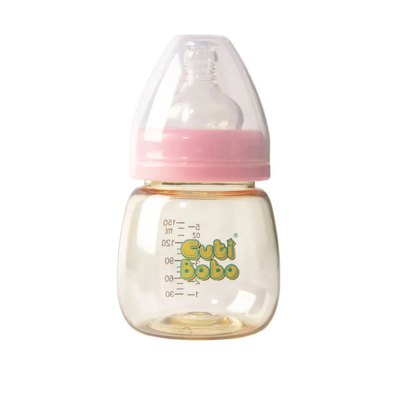 
Eco-Friendly Food Grade Custom Logo Small Silicon PPSU Nipple Infant Milk Feeding Baby Bottles 