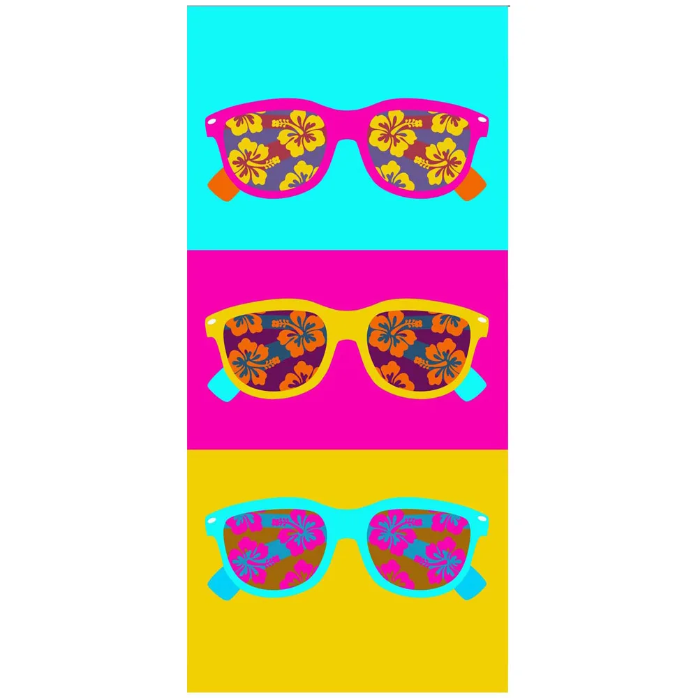 Wholesale Custom Design sublimation quick dry Thick woven 100% Cotton Beach Towel