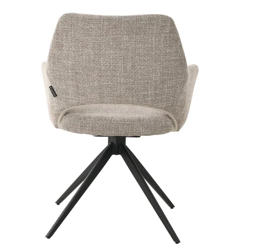 Modern design soft sofa chair unique hollow shape backrest dining armchair for breakfast stellate tube legs handrail chair