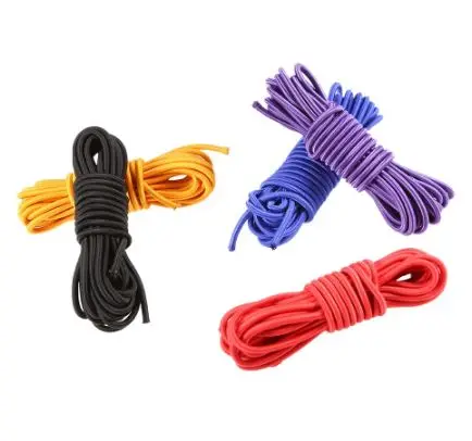 5 Meters 4mm / 5mm Kayak Boat Elastic Bungee Cord Rope Rowing Boats Lanyard Leash Paddle Leash Elastic Safety Bungee Cord Rod