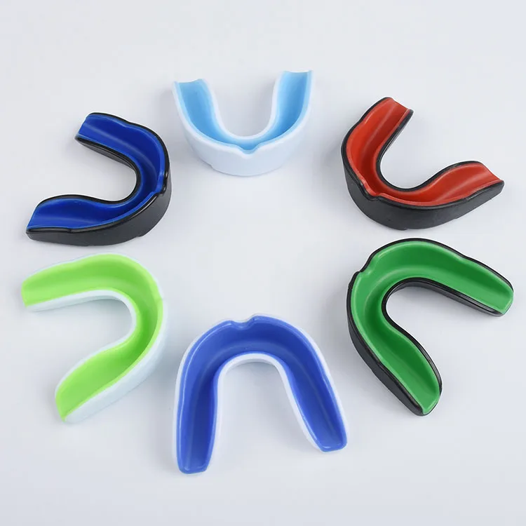 Wholesale Two Color Boxing Mouth Guard Basketball Football MMA Sports Silicone Tooth Guard