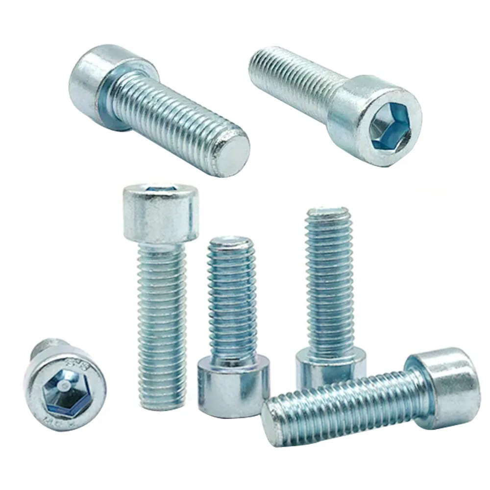 M10x50mm Fastener Brass Cup Head Socket Head Cap Screw Suitable for Industrial Furniture Fitting