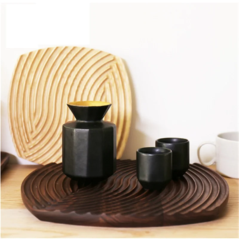 Factory customization wok stand wood bowl hugger placemats wood coaster casserole mat wooden insulation pad