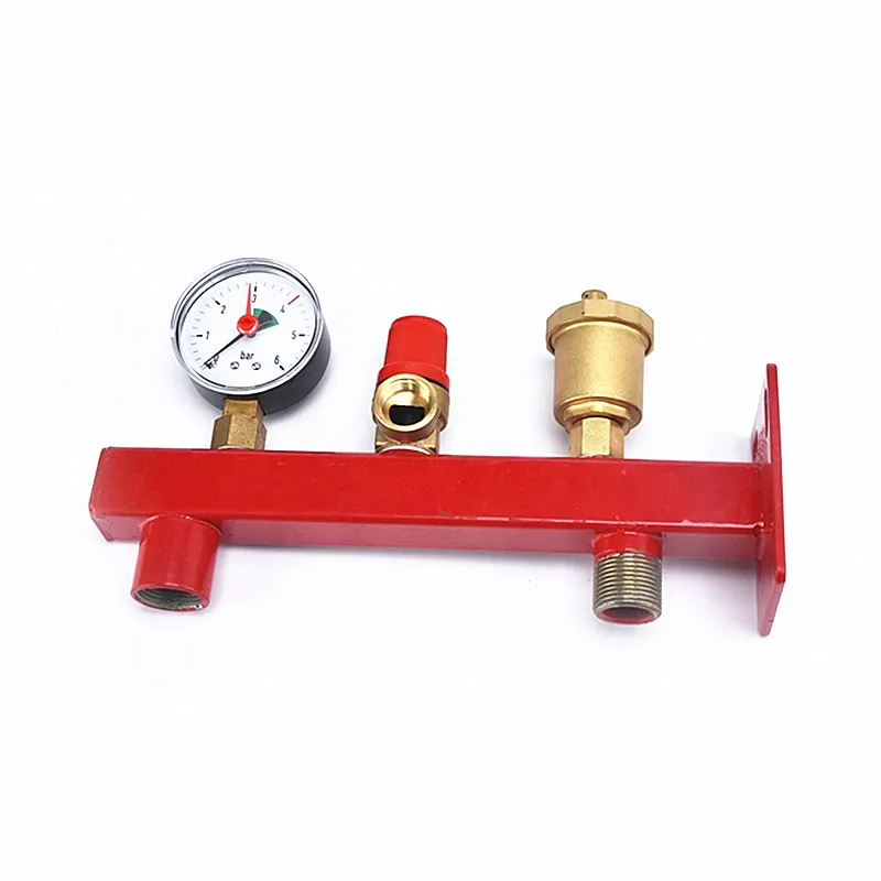 Brass Boiler Safety Group Set Complete Pressure Relief Valve Safety Valve