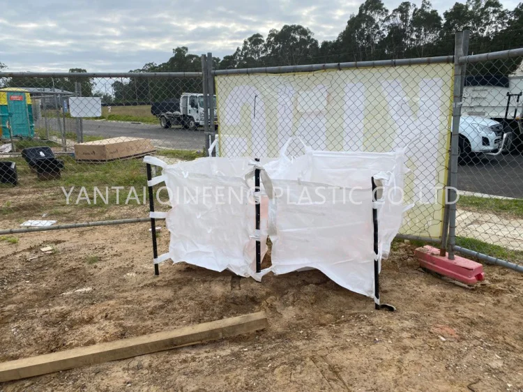 big bag recycling garbage cement construction and demolition dumpster bulk bag super sack 1500kg packing for yard waste