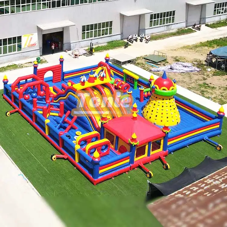 carnival games inflatable theme park inflatable obstacle course for sale