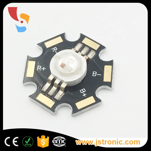 Epileds chip led 3w rgb 6 pin high power led diode